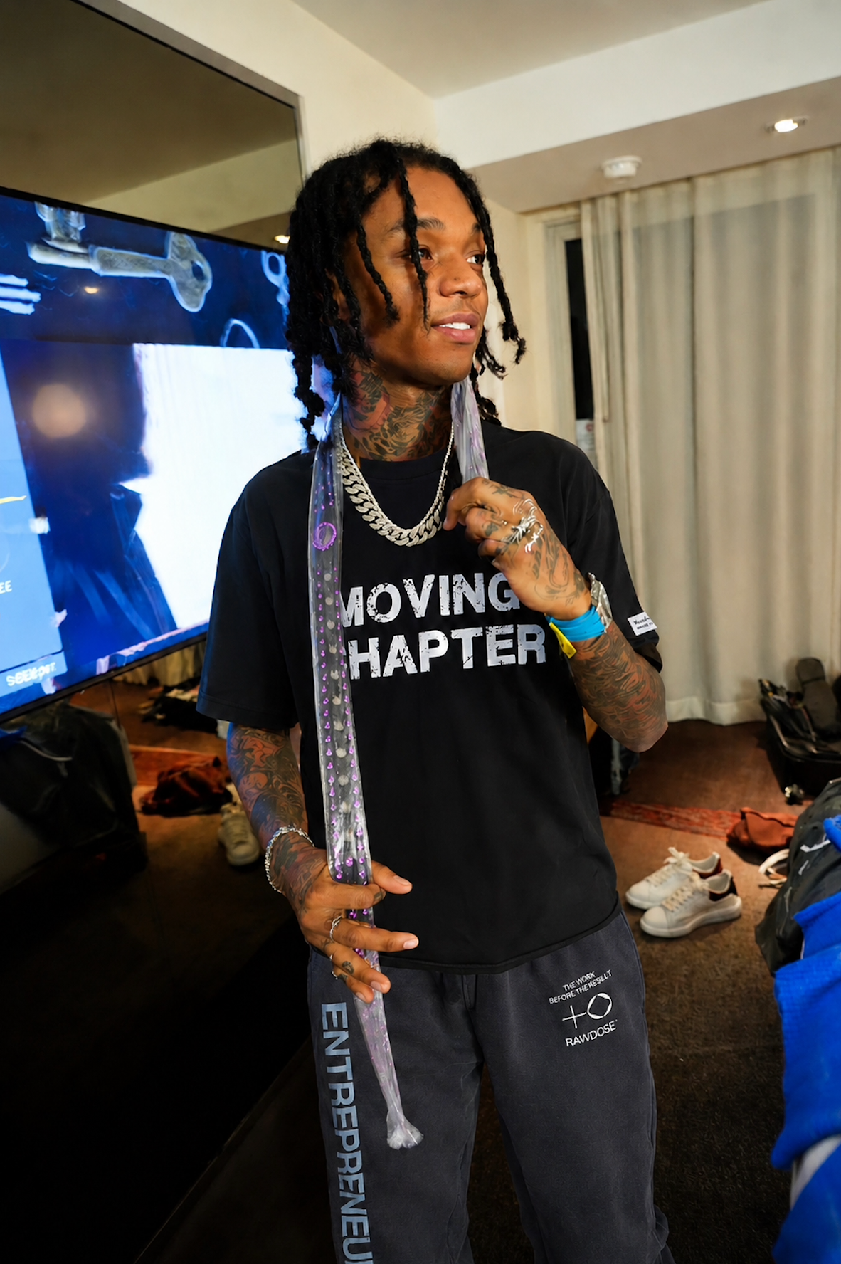 Swae Lee Spotted Wearing Rawdose Apparel in Los Angeles
